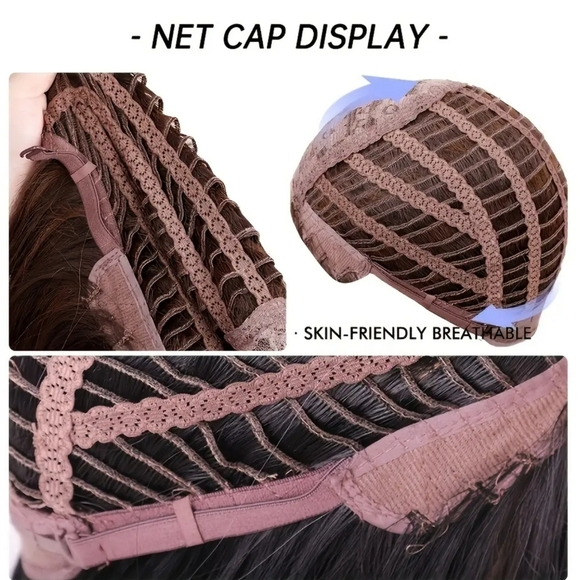 Pink Ombre Layered w/ Bangs Synthetic Wig - Picture 5 of 5